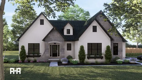 The Kingston house plan, exterior view 1